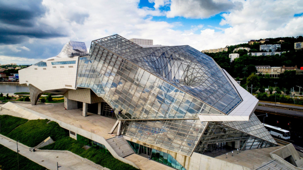 Vue aérienne du Musée des Confluences © Jean-Pierre Poupon - arcom design